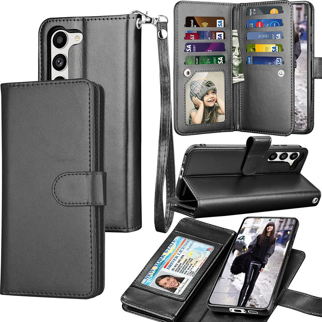 Redpepper Galaxy S23 Custodia Pelle Portafoglio Staccabile