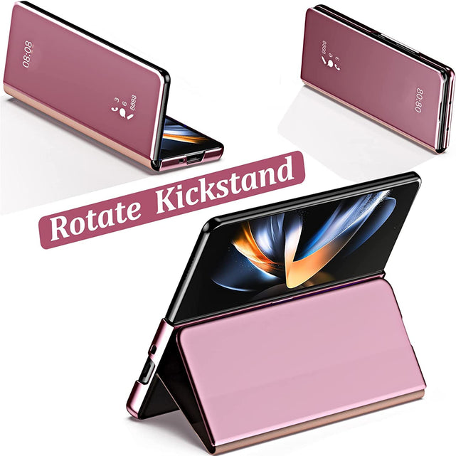 Redpepper Galaxy Z Fold 4 cover specchio con stand pelle