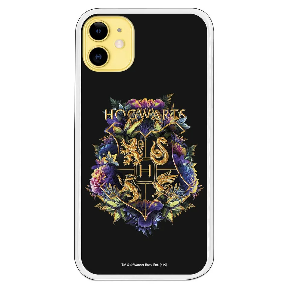 La Casa de las Carcasas Hogwarts Floral custodia iPhone 11 silicone