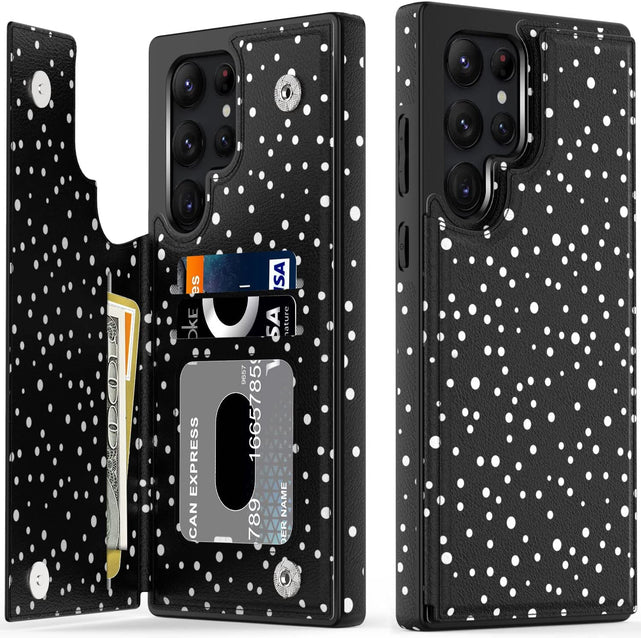 Redpepper Galaxy S22 Ultra Cover Pelle Portafoglio