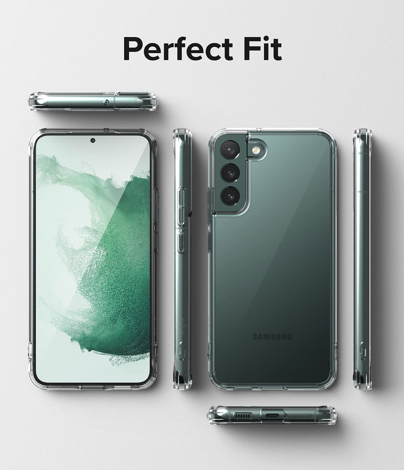 Ringke Fusion Cover Galaxy S22 Plus 5G Trasparente Clear Antiurto