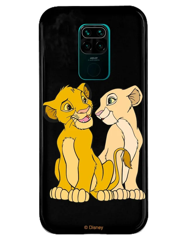 La Casa de las Carcasas Disney cover Redmi Note 9 Simba Nala nera