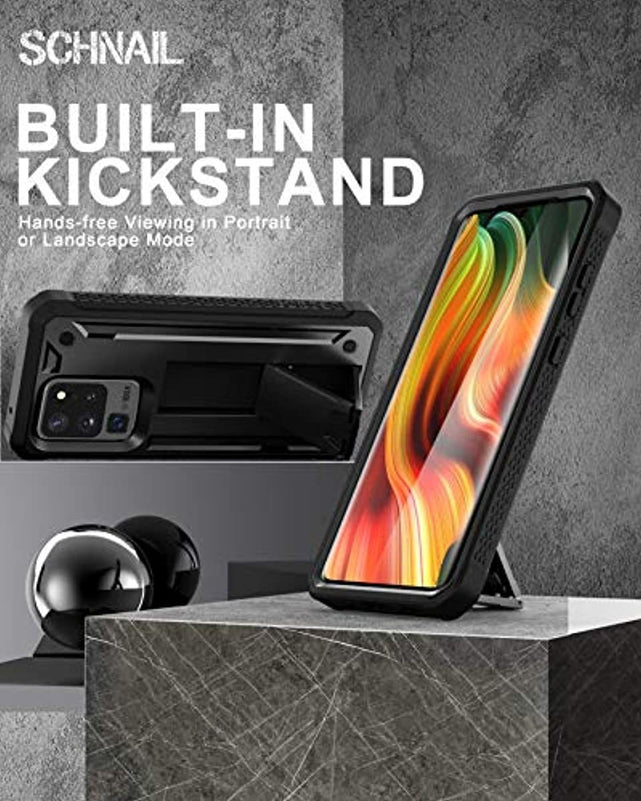 Redpepper Galaxy S20 Ultra cover nera kickstand militare