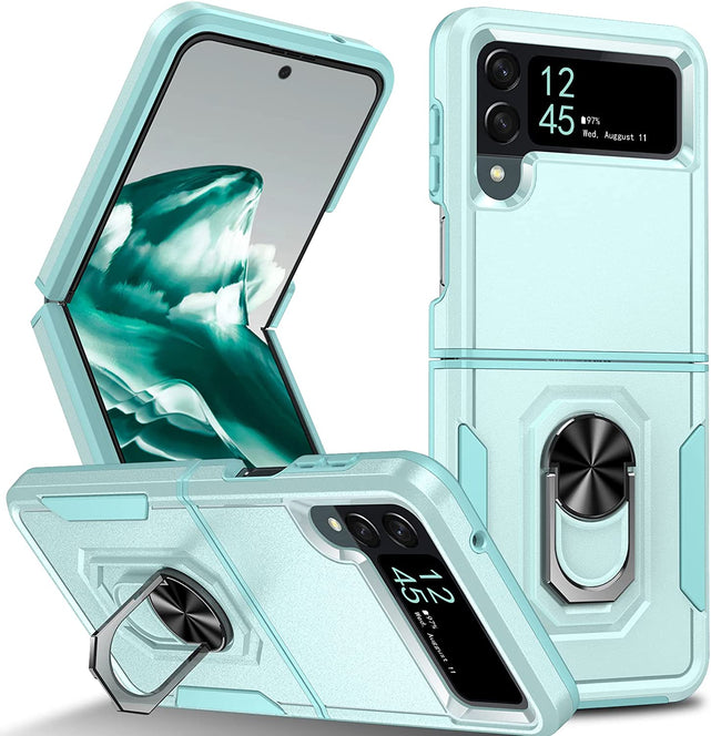 Redpepper Z Flip 4 Cover Rosa Antiurto con Anello Stand