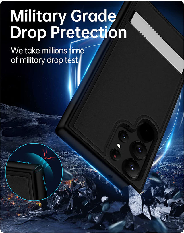 Redpepper Galaxy S23 Ultra cover con cavalletto alluminio