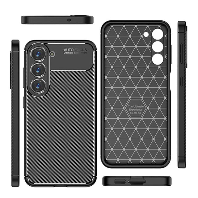 Redpepper S23 Plus cover bumper TPU carbon look