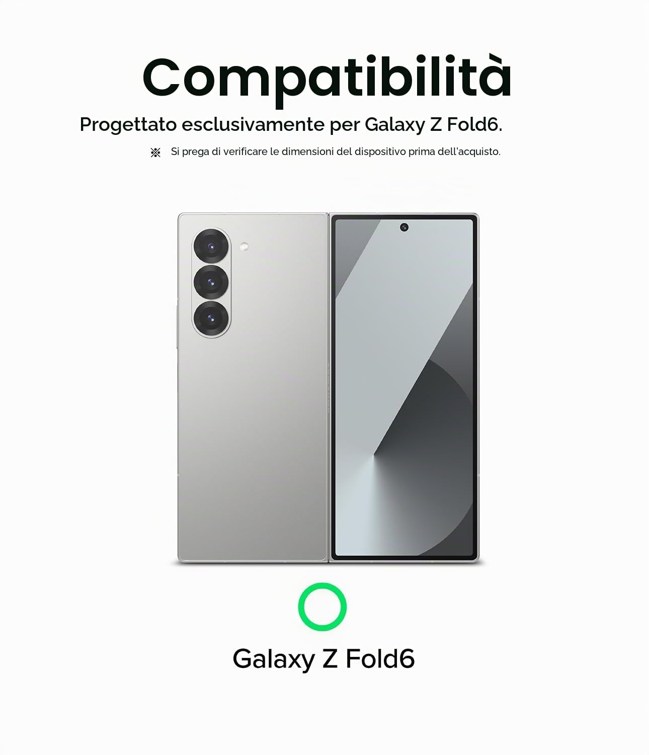 Ringke 3-in-1 Protector pellicola Galaxy Z Fold 6 9H