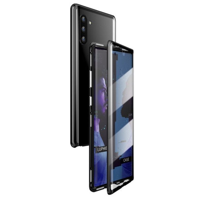 Redpepper Note 10 Plus Custodia Magnetica Alluminio Vetro