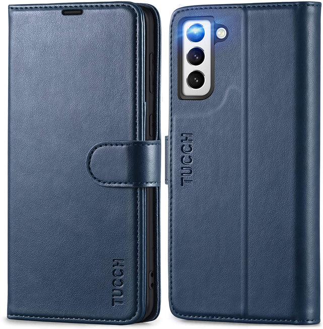 Redpepper Galaxy S21 Plus Custodia Portafoglio Pelle Nero Antiurto