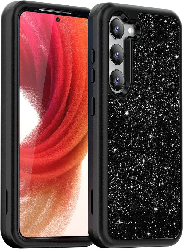 Redpepper Galaxy S23 Plus Cover Portafoglio Pelle Nera