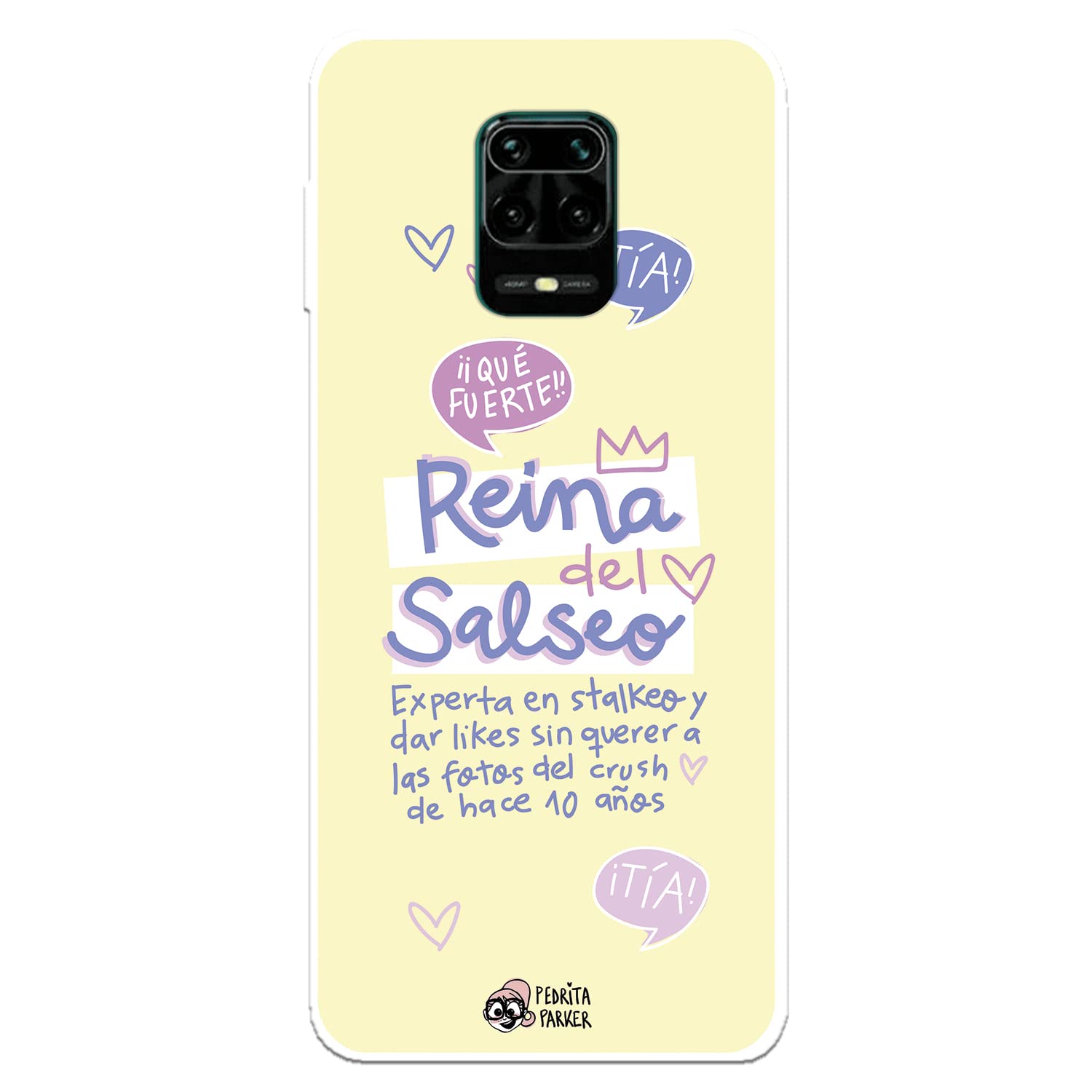 La Casa de las Carcasas Pedrita Regina Salseo cover Redmi Note 9S
