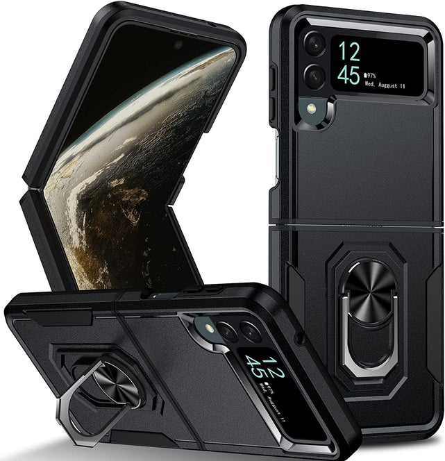 Redpepper Z Flip 4 Cover Rosa Antiurto con Anello Stand