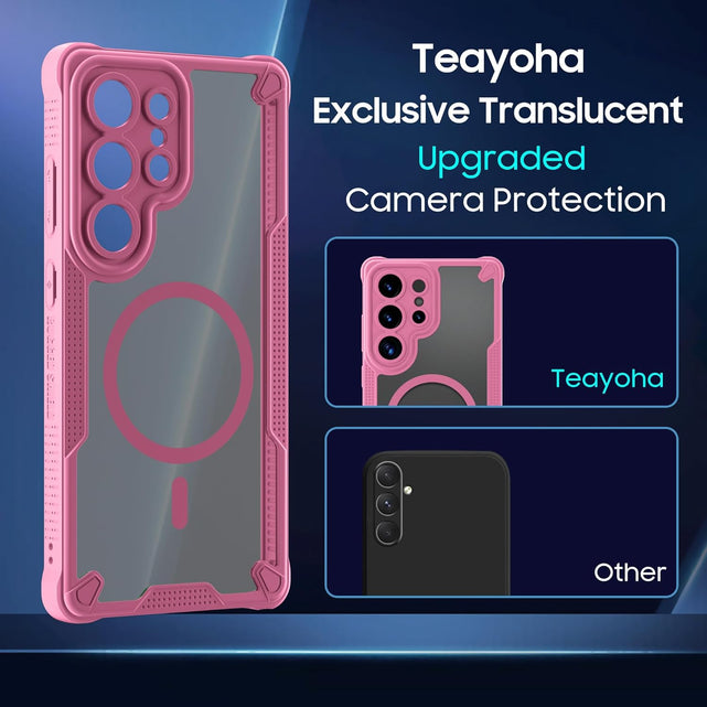 Redpepper Galaxy S25 Ultra cover magnetica nera opaca slim