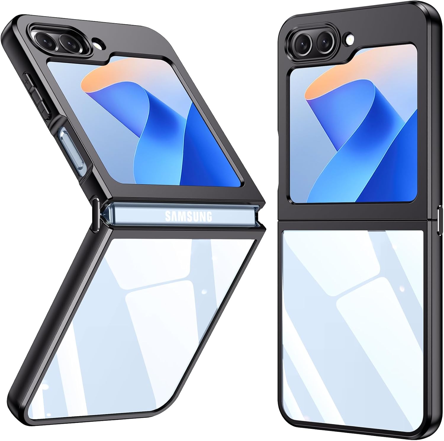 Redpepper Galaxy Z Flip 6 Custodia Sottile Nera Rigida