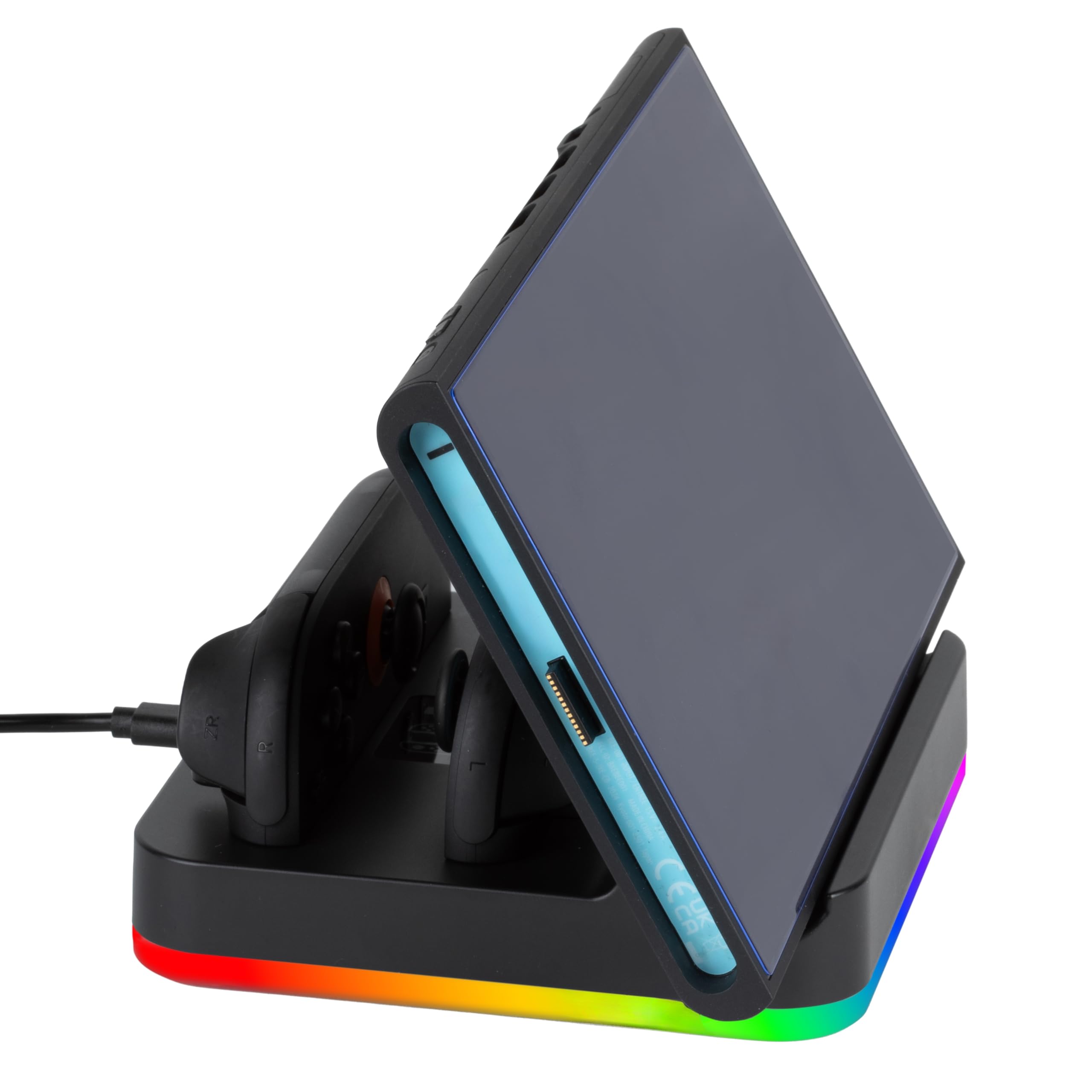 Konix Stazione Ricarica Dock Switch 2 Portal RGB Nero 3 Ore