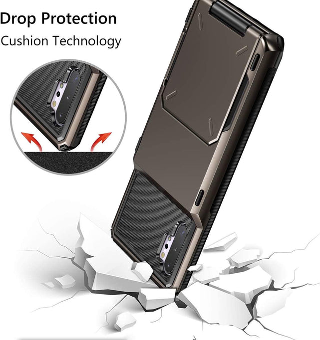 Redpepper Note 10 Plus cover portafoglio 4 carte armor