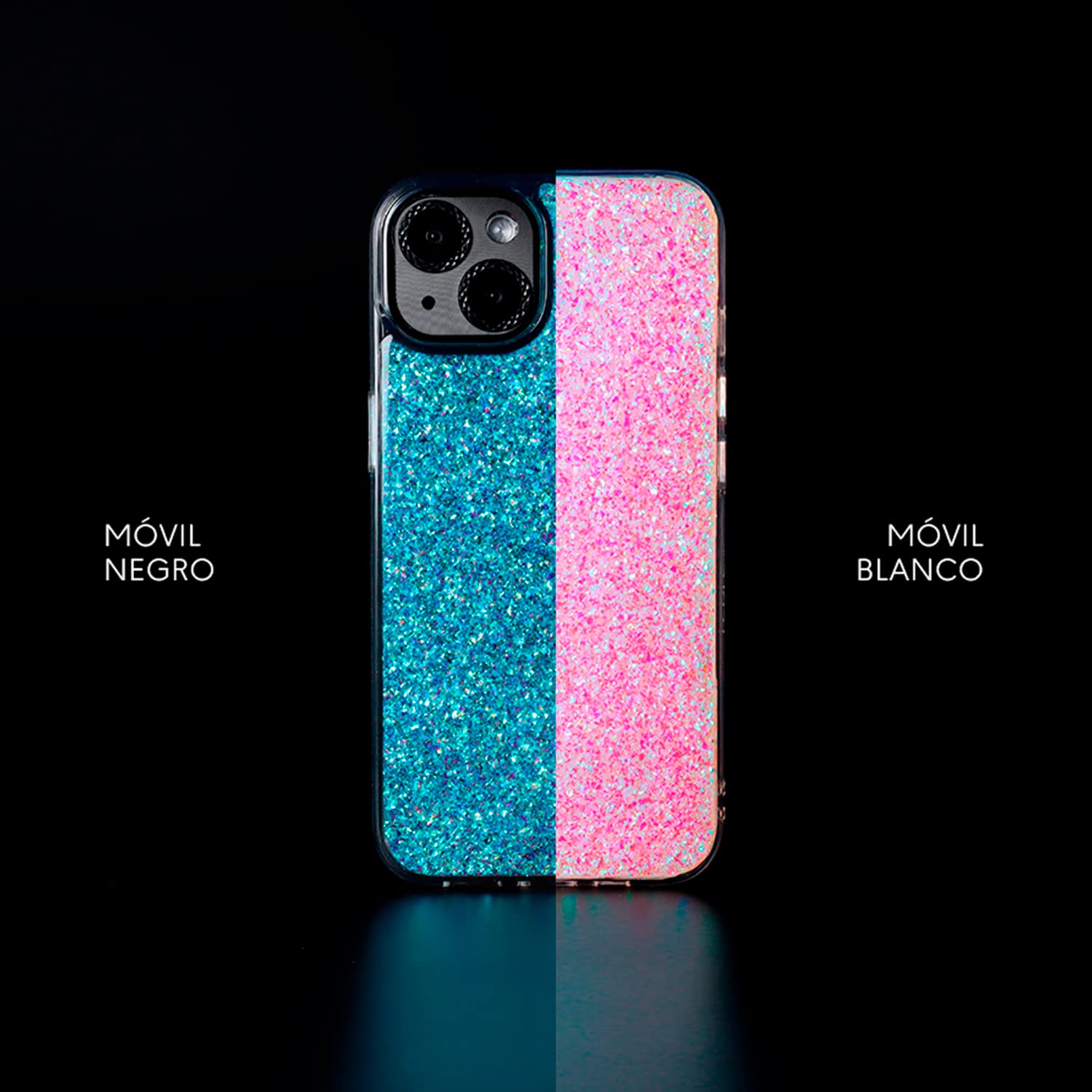 La Casa de las Carcasas Cover Redmi Note 9S custodia rosa glitter