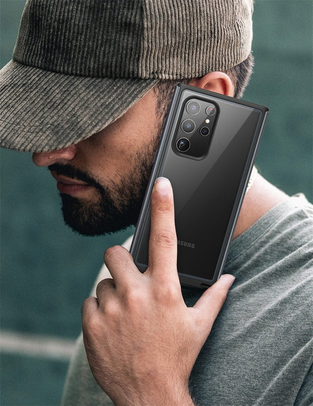 Redpepper Galaxy Cases bumper S22 Ultra nero ibrido slim