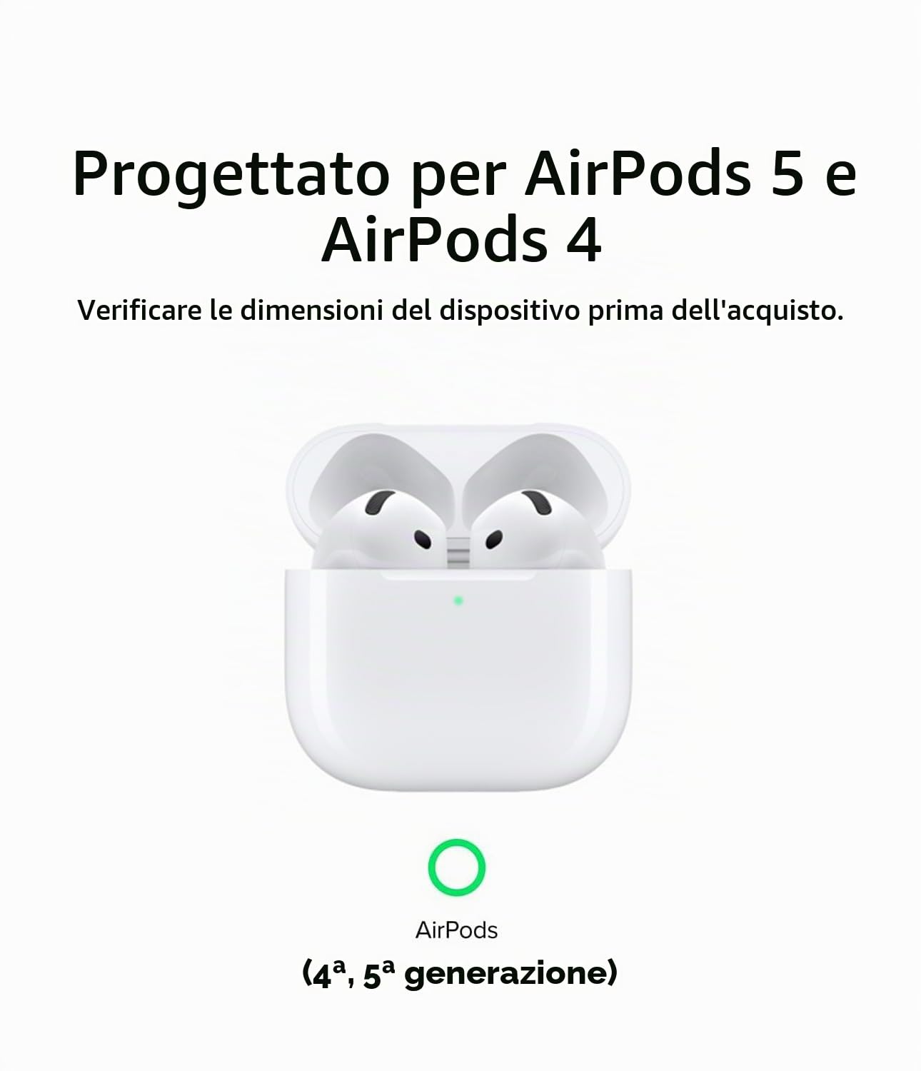 Ringke Air Cover AirPods 4 custodia Clear TPU
