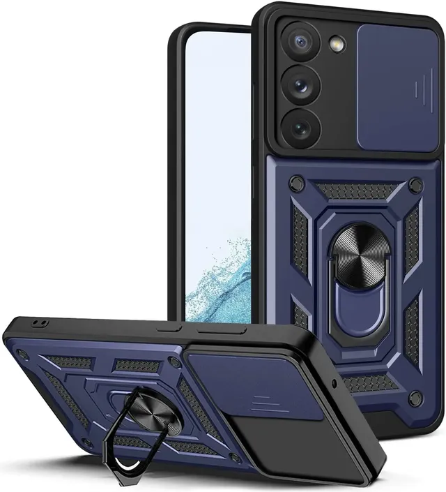 Redpepper S23 5G Cover con Anello Stand e Copri Fotocamera