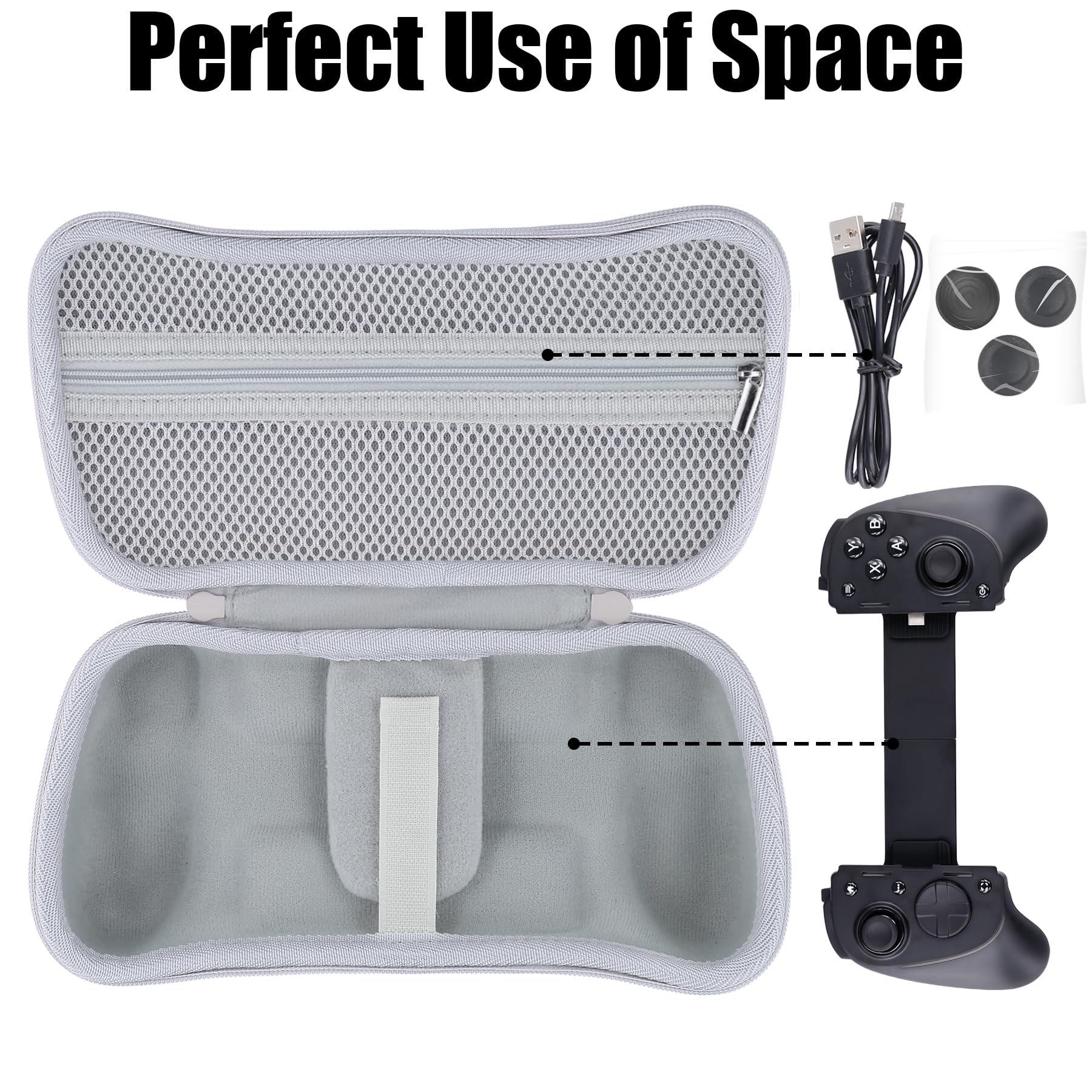 Aenllosi Game Controller Case custodia Razer Kishi V3 Pro EVA