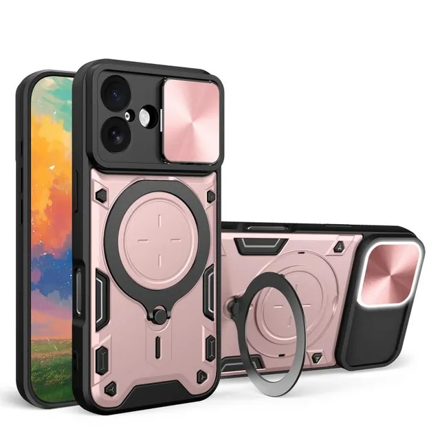 Redpepper iPhone 17 custodia magnetica slider coprilente nera