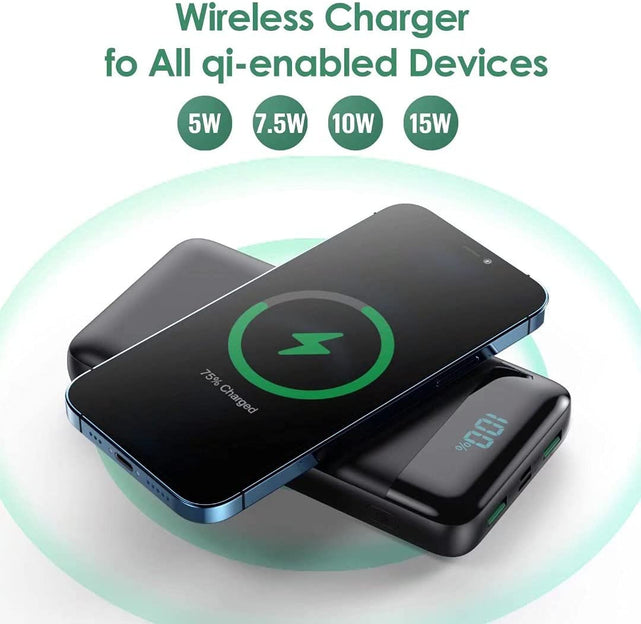Redpepper Power Bank wireless 30800mAh display LED