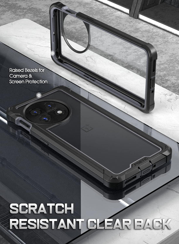 Redpepper OnePlus 11 5G Cover Bumper Nera Trasparente