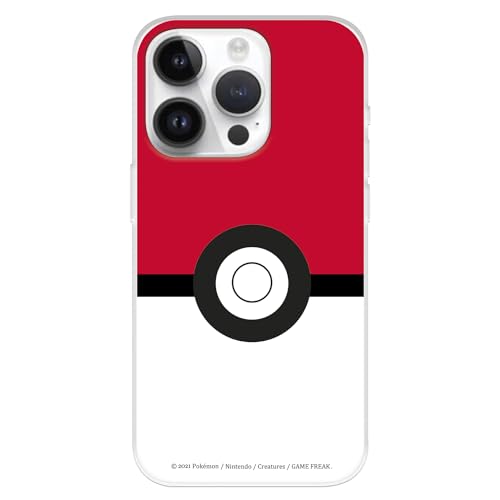 La Casa de las Carcasas Poke Ball custodia iPhone 15 Pro trasparente