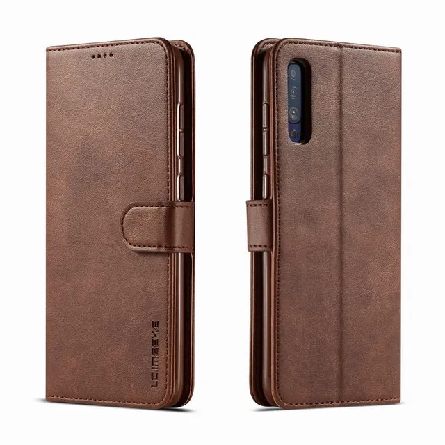Redpepper Note 10 Plus Cover a Portafoglio Pelle Nera con Stand