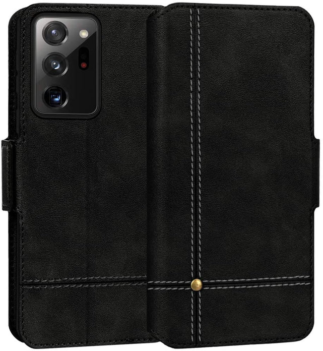 Redpepper Note 20 Ultra Cover Pelle Portafoglio Stand