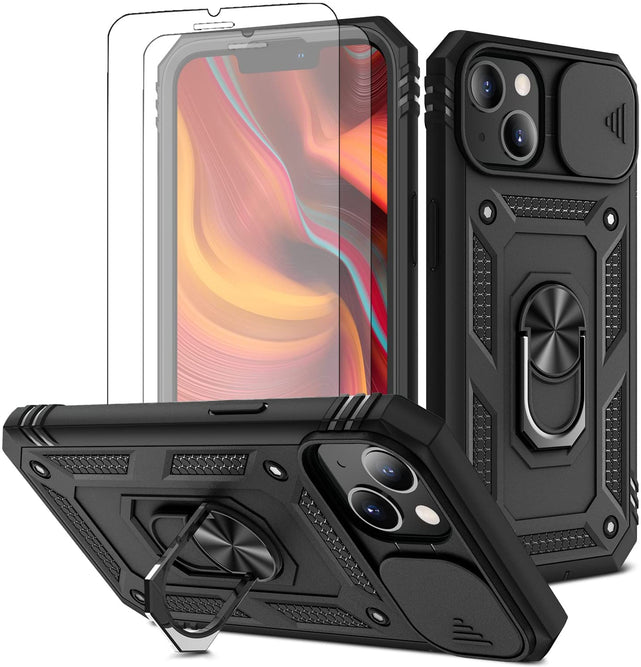 Redpepper iPhone 13 Pro Max cover magnetica nera antiurto