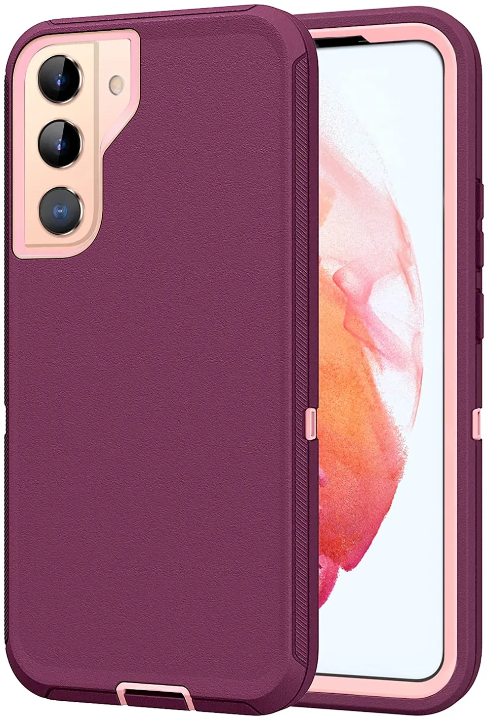 Redpepper Galaxy S22 Cover Rugged Antiurto 3 in 1 Silicone