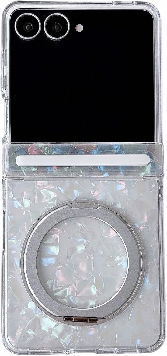 Redpepper Z Flip 8 Cover Glitter Trasparente Anello