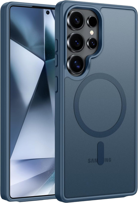 Redpepper Galaxy Cases S25 Ultra cover magnetica opaca blu