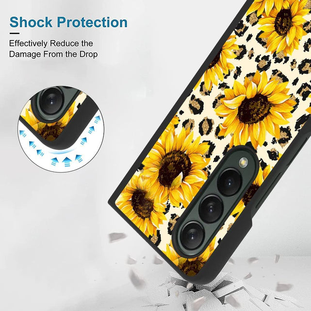 Redpepper Galaxy Fold 4 Cover Slim Girasole Leopard