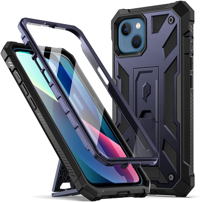 Redpepper Apple Cases iPhone 13 cover pelle con stand e vetro