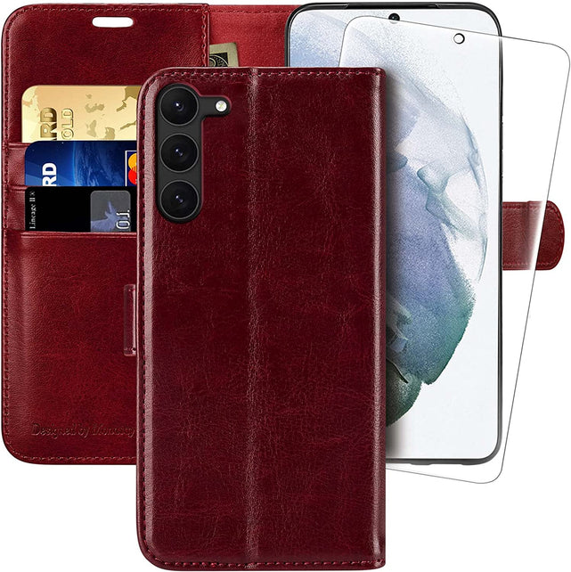 Redpepper Galaxy S23 custodia portafoglio pelle con carte