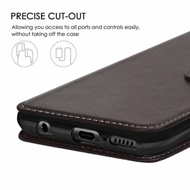 Redpepper Galaxy A70 Cover Portafoglio Pelle con Stand