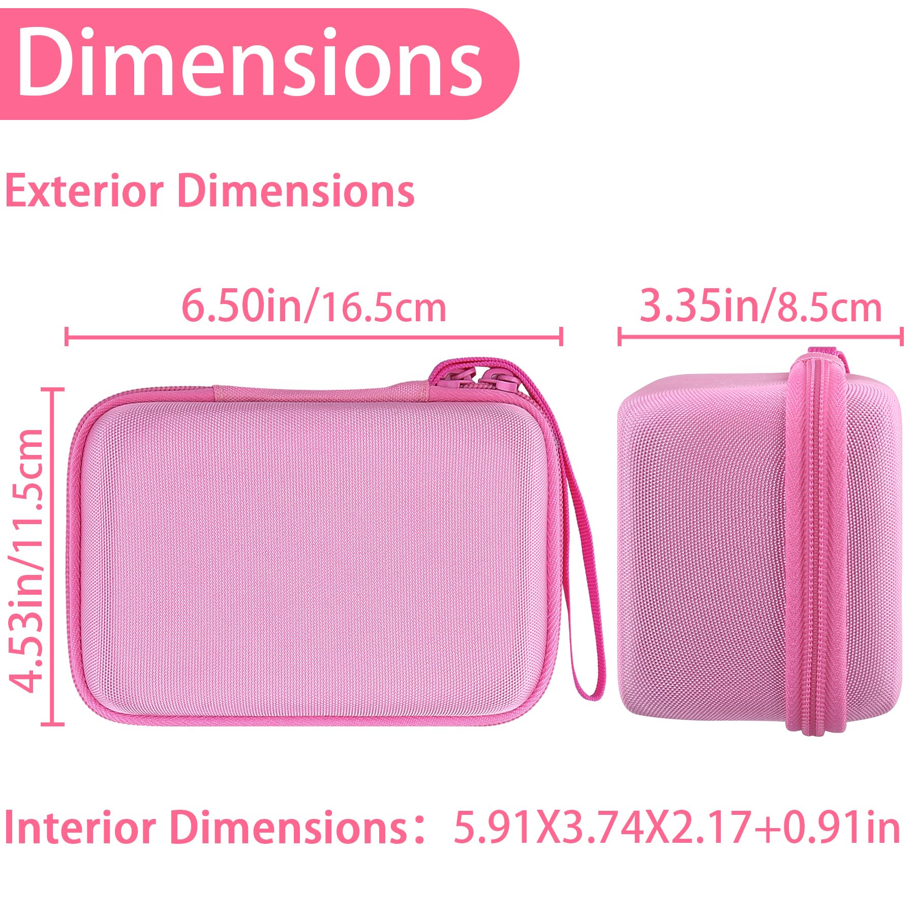 Aenllosi Camera Case fotocamera bambini custodia rosa EVA