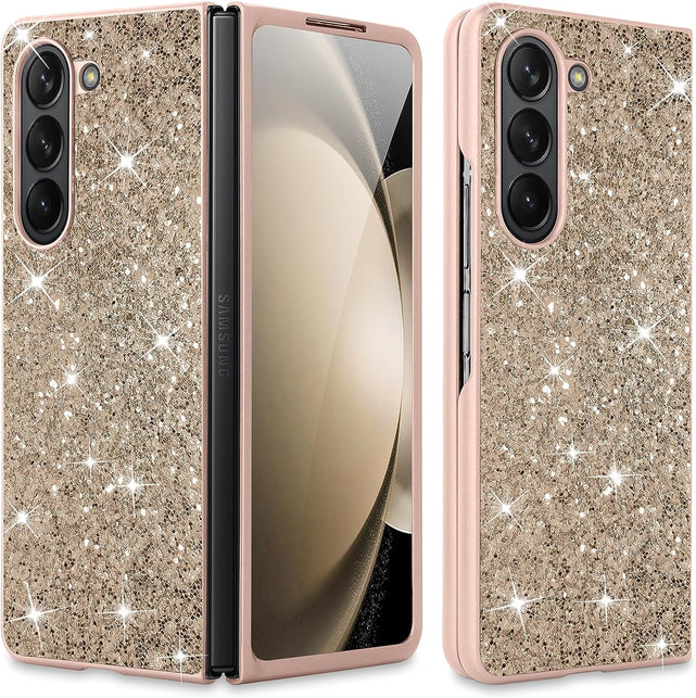 Redpepper Z Fold 5 5G Cover Rosa Antiurto Glitter