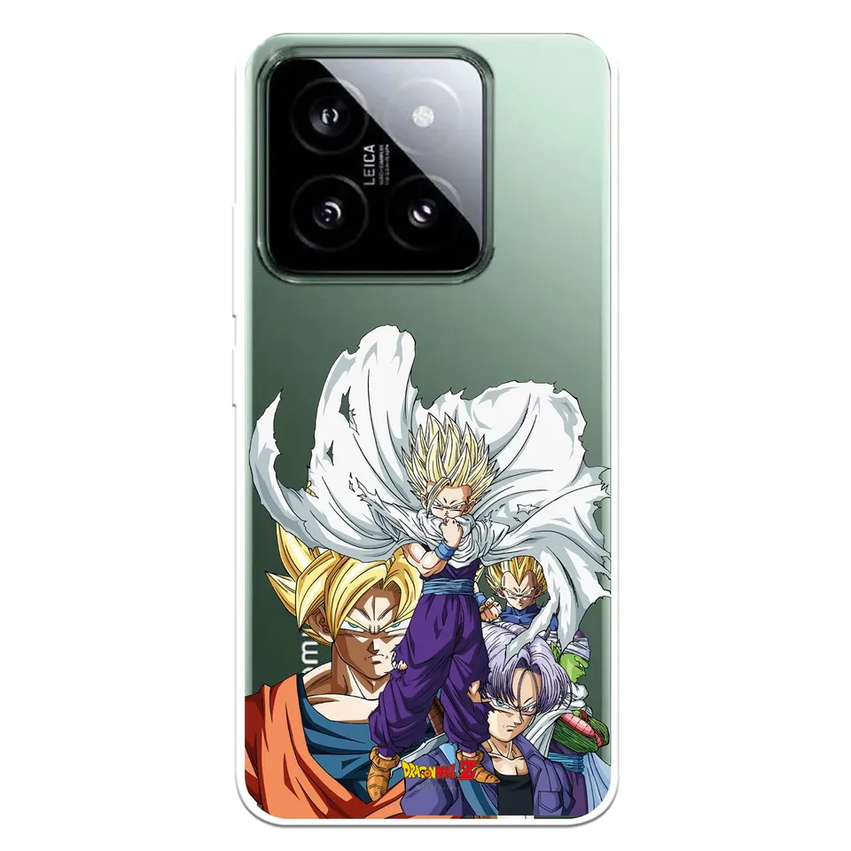 La Casa de las Carcasas Xiaomi 14 custodia Guerrieri Saiyan trasparente