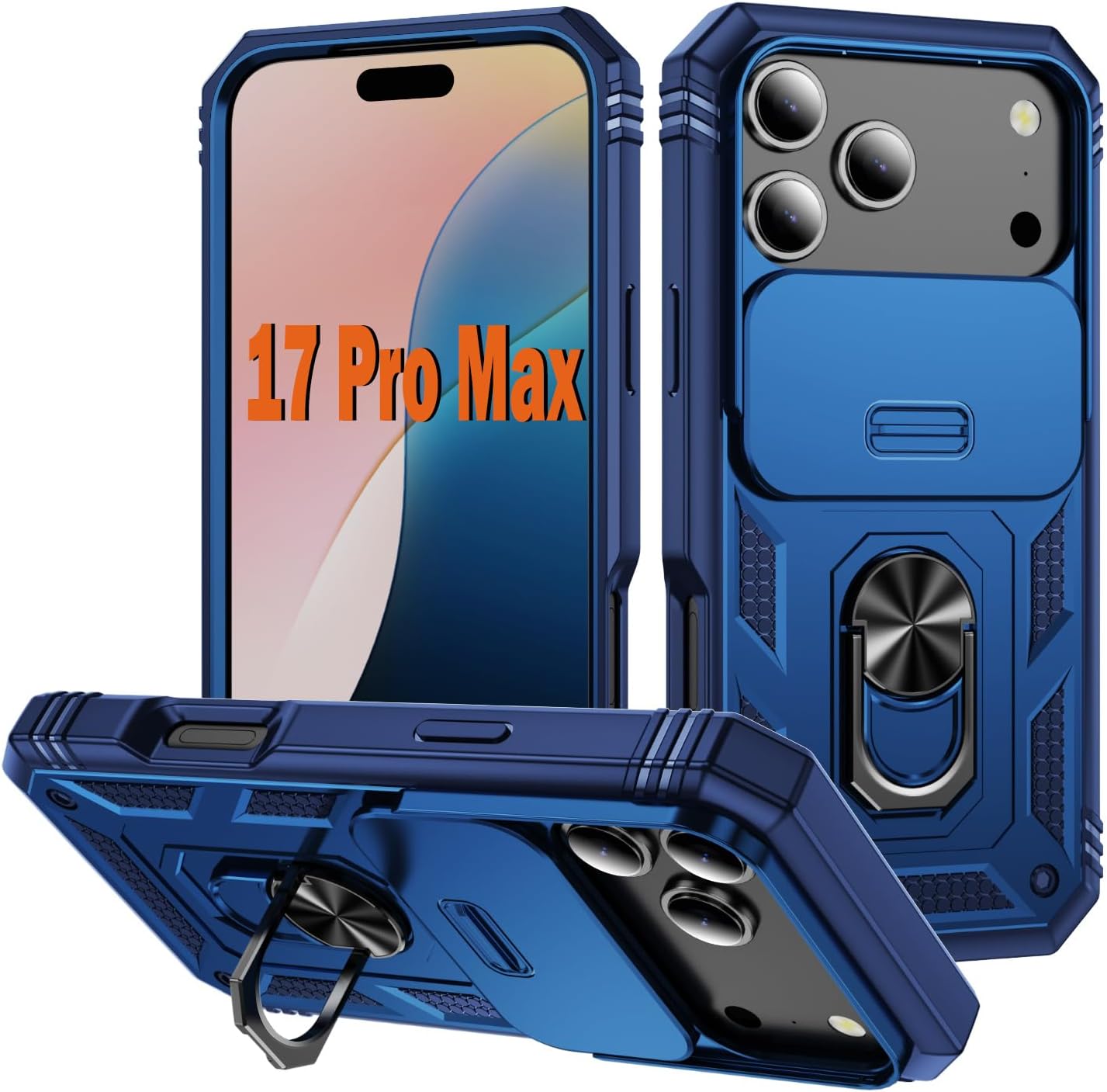 Redpepper iPhone 17 Pro Max custodia metallo con cavalletto