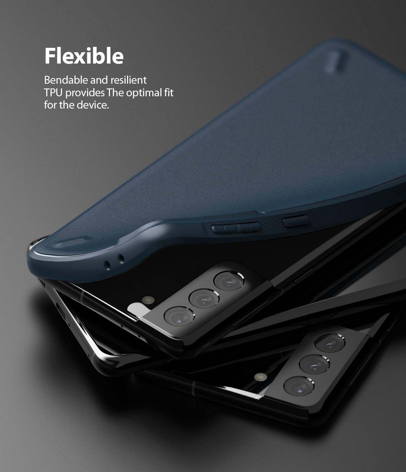 Ringke Onyx Galaxy S21 Plus custodia antiurto blu Navy