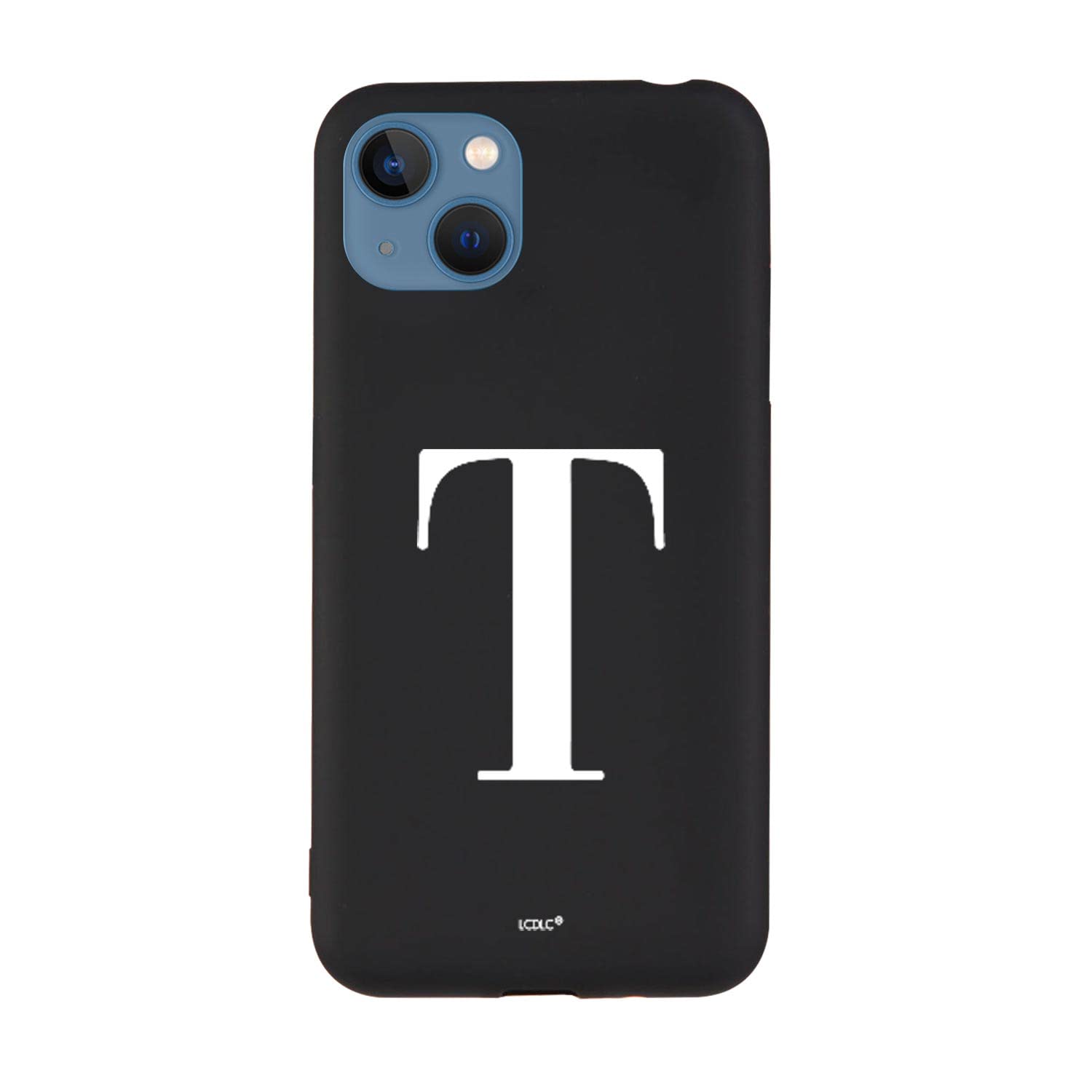 La Casa de las Carcasas Personalizzate iPhone 15 Plus custodia nero iniziale
