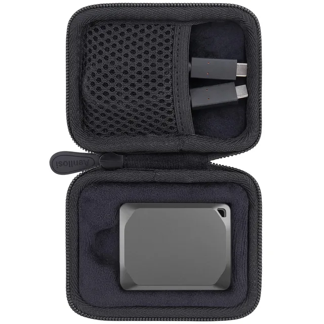 Aenllosi SSD Case custodia Crucial X9/X10 Pro nero EVA