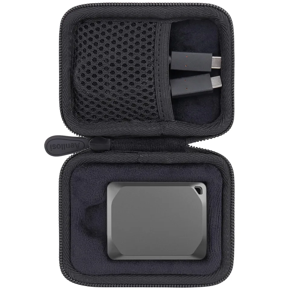 Aenllosi SSD Case custodia Crucial X9/X10 Pro nero EVA