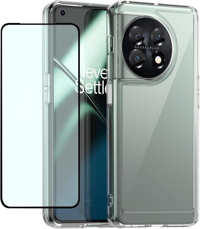 Redpepper OnePlus 11 5G cover trasparente con vetro HD