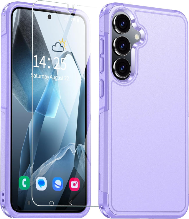 Redpepper Galaxy Cases Samsung S25 Ultra cover nera vetro temperato