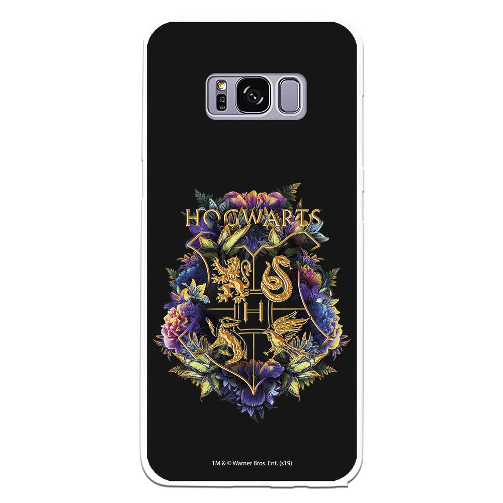 La Casa de las Carcasas Hogwarts Floral cover Galaxy S8 silicone
